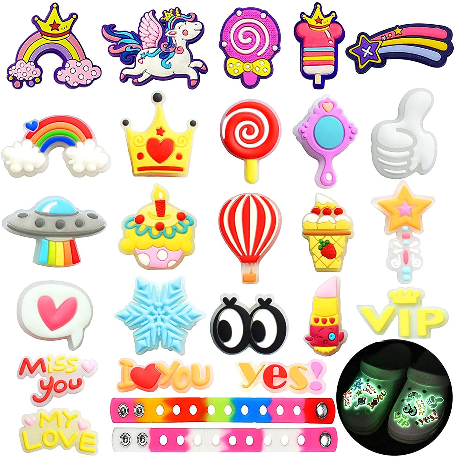 For Crocs Crafts! Baby Edition 5 PC All Diff Bracelets Frozen Shoe Charms For Crocs Crafts! Baby Edition 5 PC All Diff Bracelets Frozen Shoe Charms